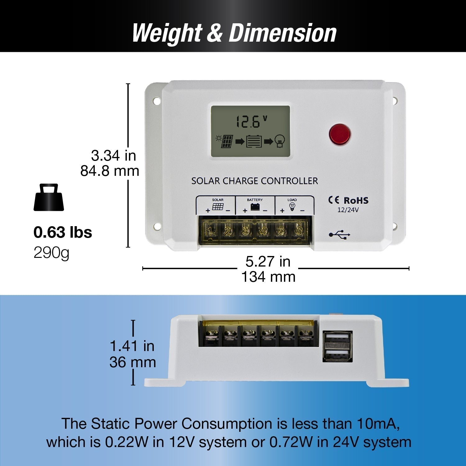 240WH AGM | 100W - SunPower | ExpertPower Direct