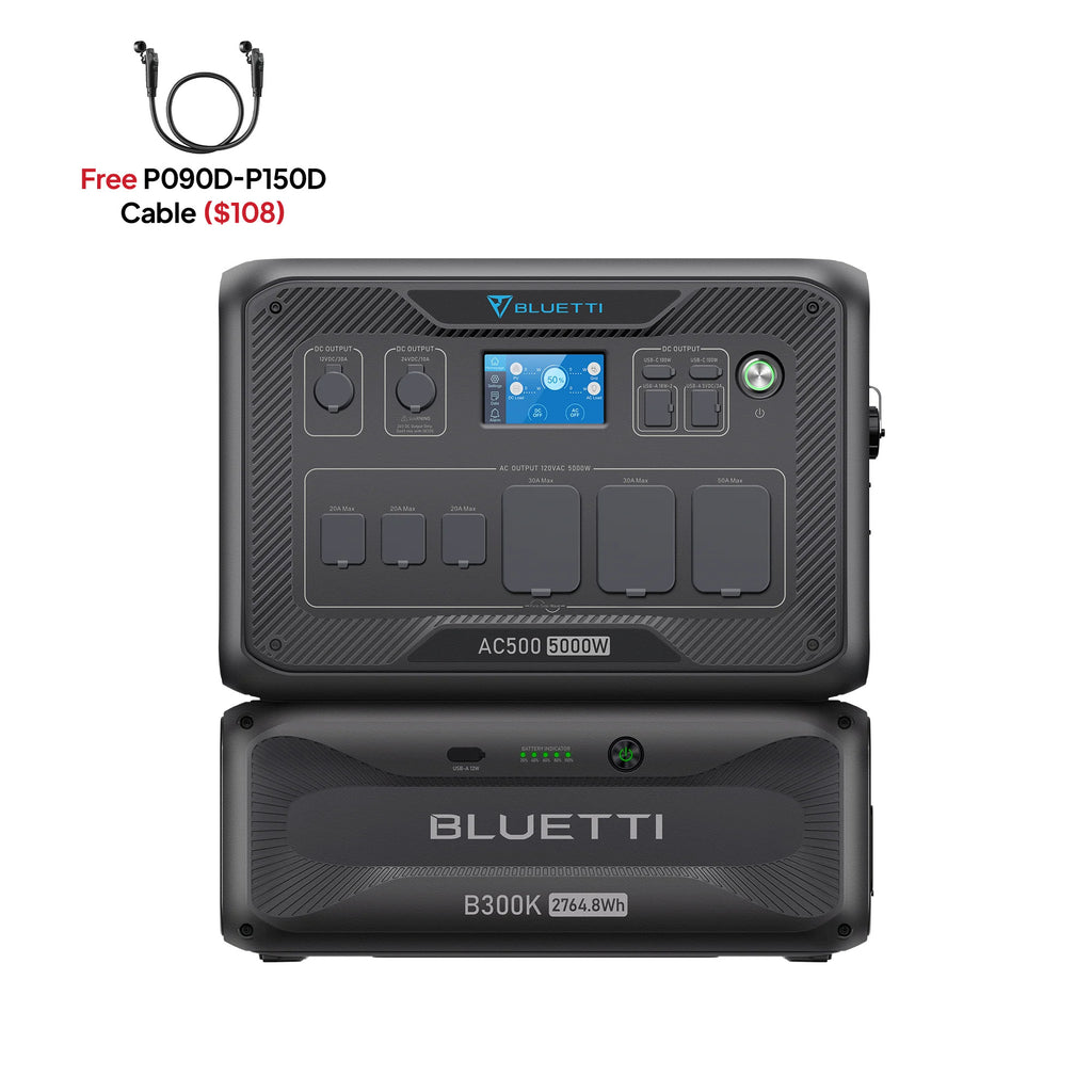 BLUETTI AC500+B300K | Home Battery Backup