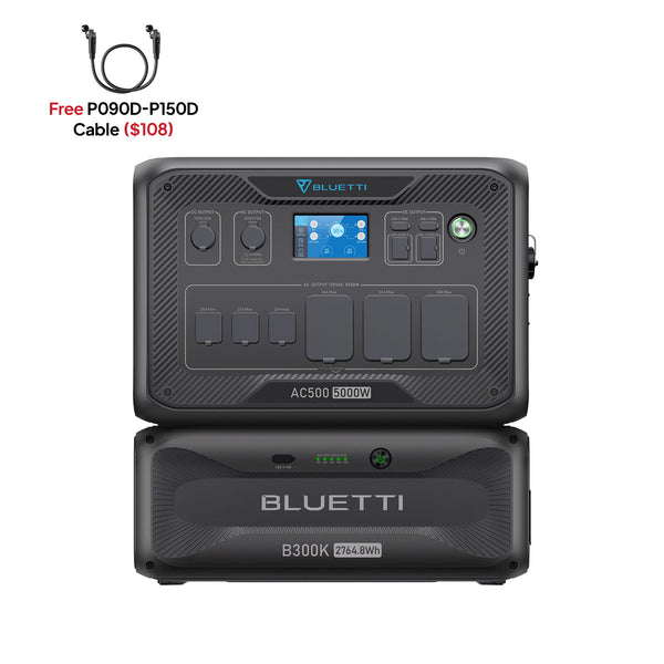 BLUETTI AC500+B300K | Home Battery Backup - ExpertPower Direct