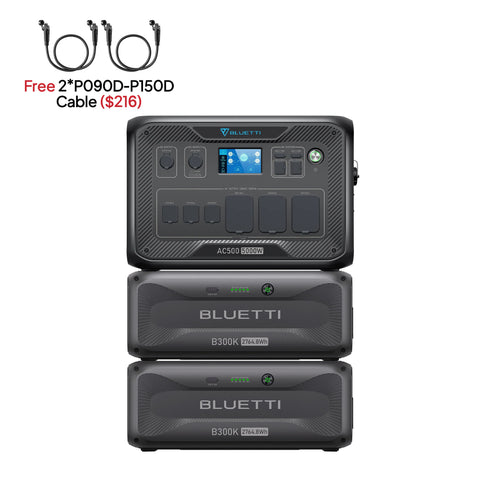 BLUETTI AC500+B300K | Home Battery Backup