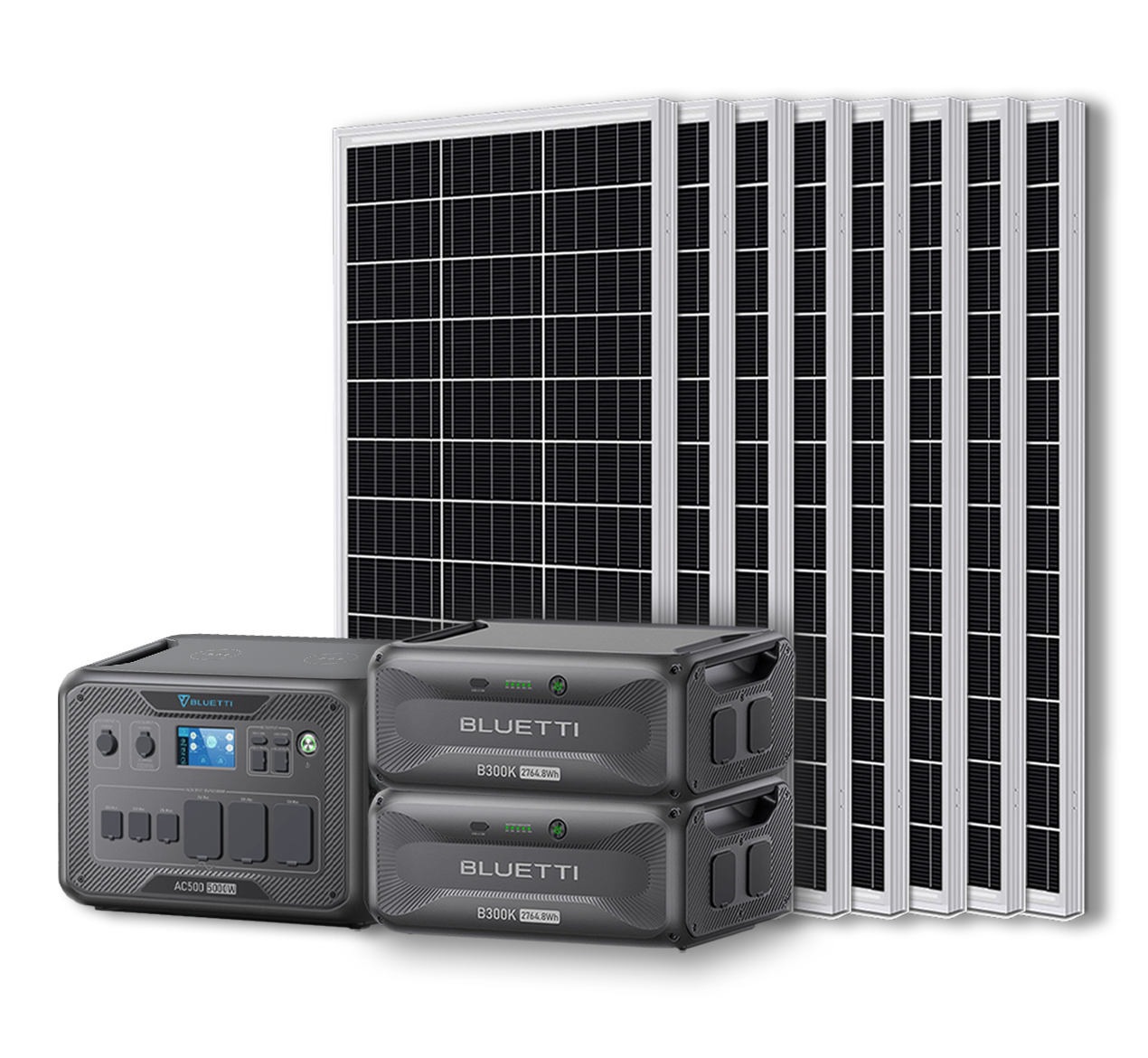 BLUETTI AC500 Portable Power Station +B300K Expansion Battery | Home Battery Backup