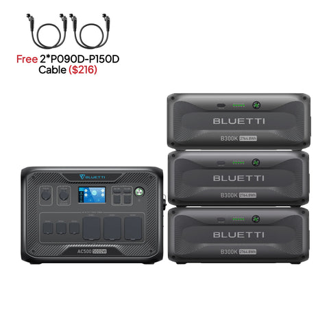 BLUETTI AC500+B300K | Home Battery Backup