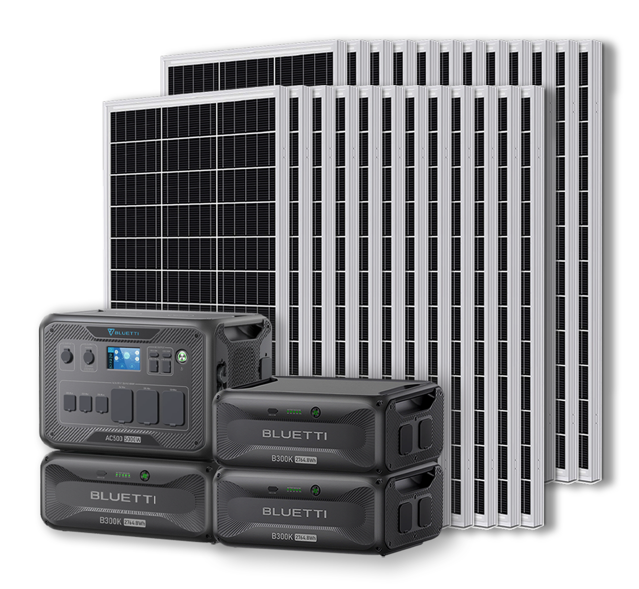 BLUETTI AC500 Portable Power Station +B300K Expansion Battery | Home Battery Backup