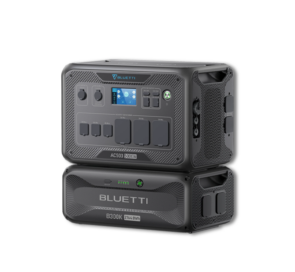 BLUETTI AC500 Portable Power Station +B300K Expansion Battery | Home Battery Backup