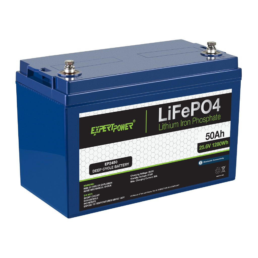 24V 50Ah LiFePO4 - EP2450 Bluetooth