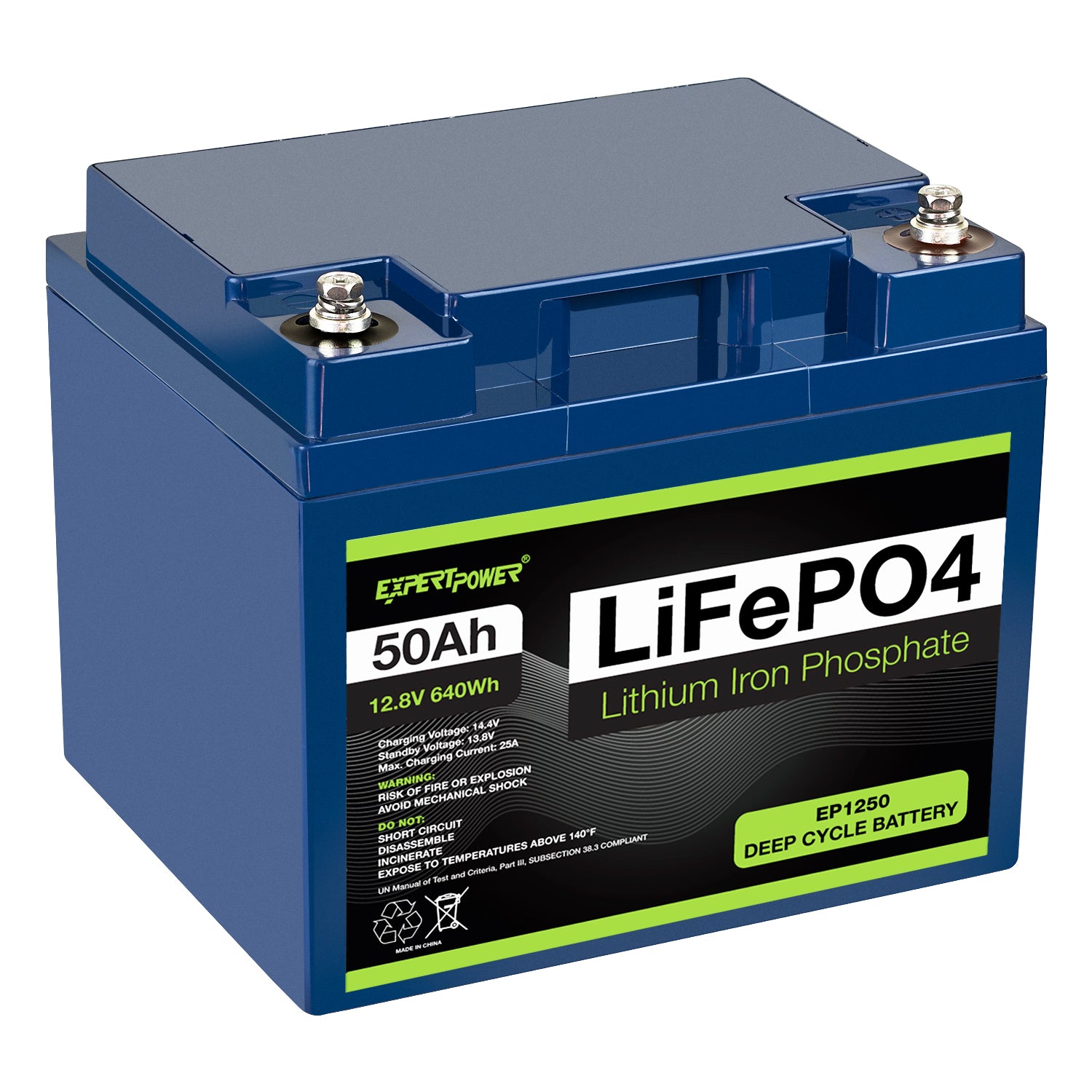12V 50Ah - LiFePO4 Battery [Open Box Item]