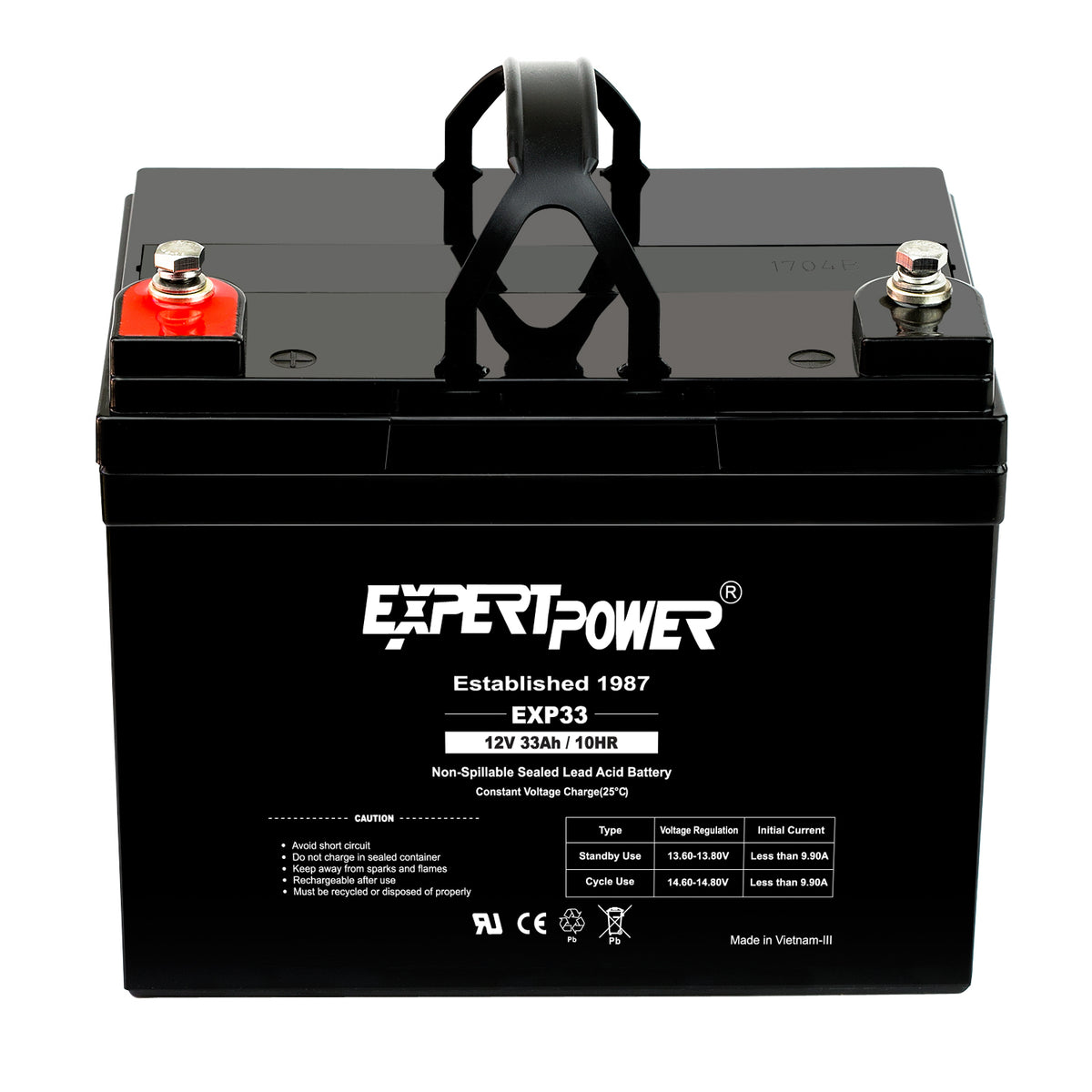 EXP33 12V 33Ah | ExpertPower Direct