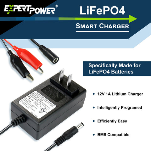 12V 1A Charger - EPC121 - ExpertPower Direct