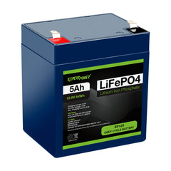 12V 5Ah LiFePO4 - EP125 <p> [Open Box Item] - ExpertPower Direct